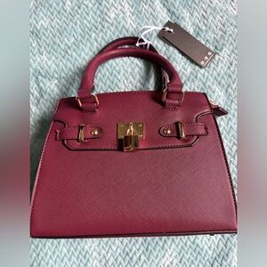Burgundy Handbag